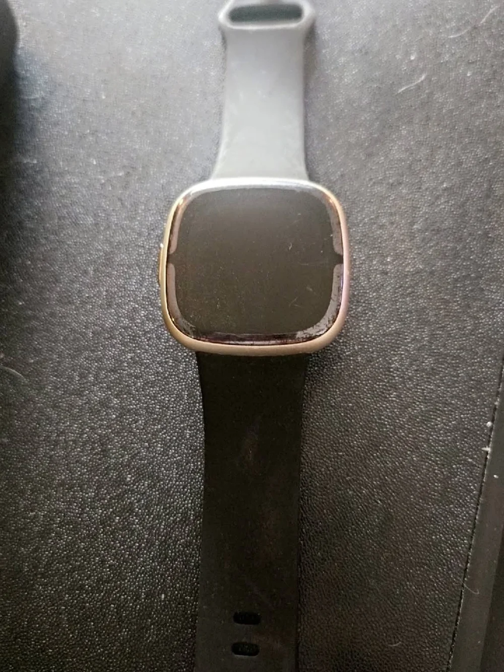 Fitbit Black Smartwatch with Black Band